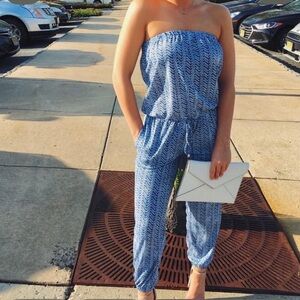 Abbeline Blue Strapless Jumper Sz medium